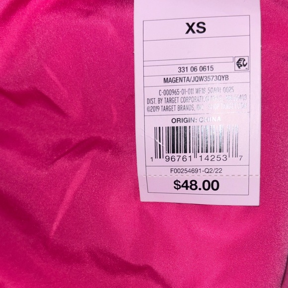 ⭐️ Wild Fable Magenta Faux Fur Jacket Size XS - Picture 2 of 2